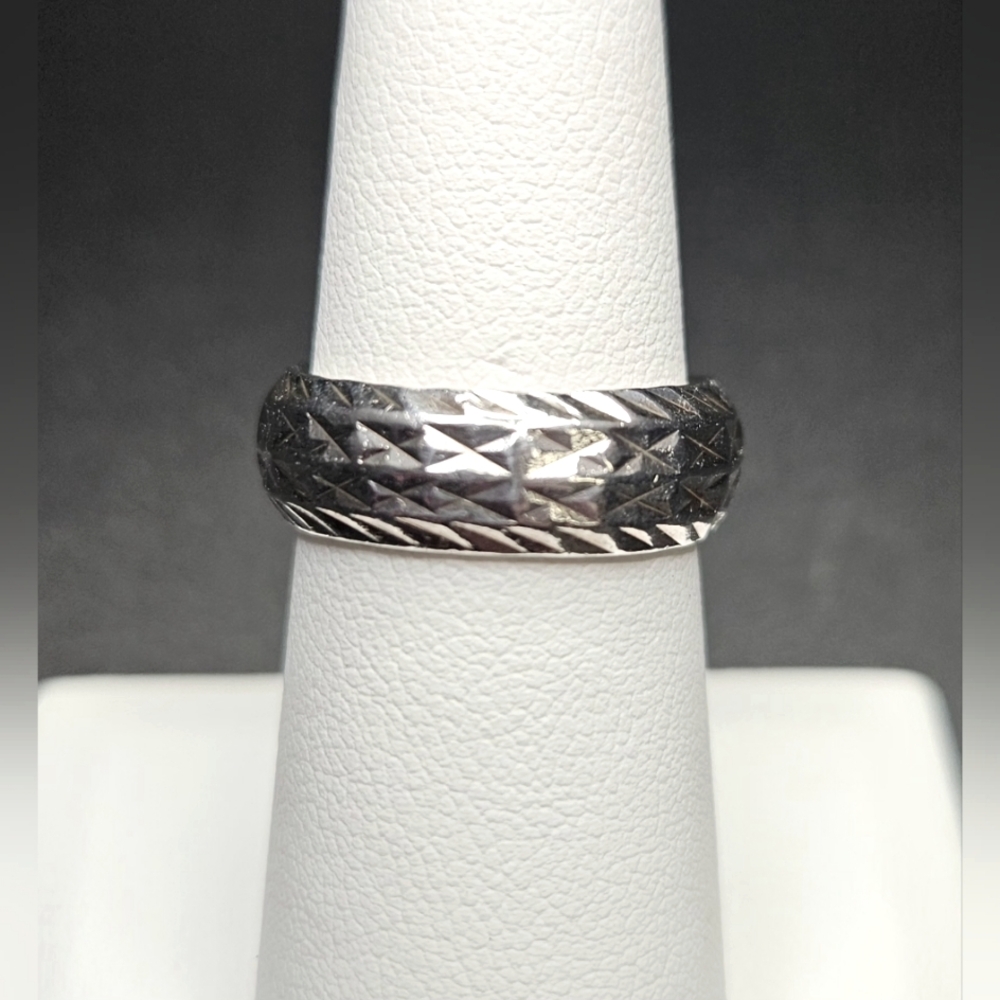 Vintage Sterling Silver Ring Marked 925 ATI Thailand Size 7